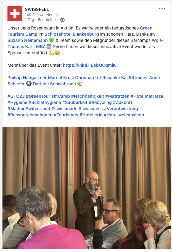 Social Media Post Sascha Brenning