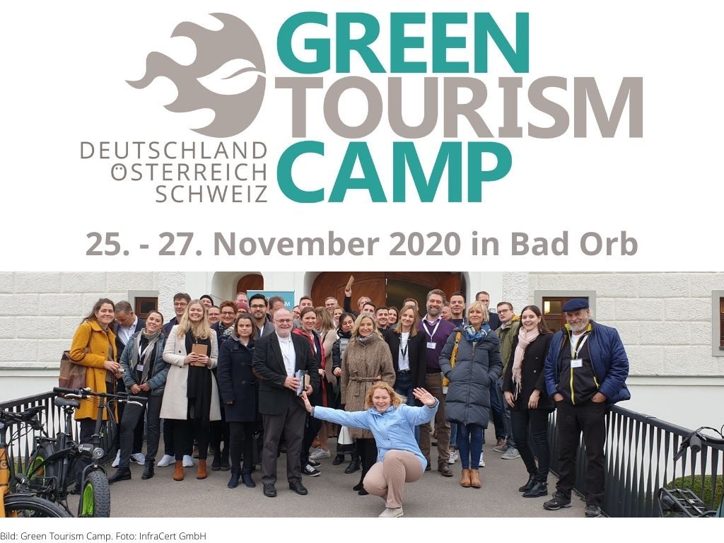 Green Tourism Camp Logo und Gruppenbild